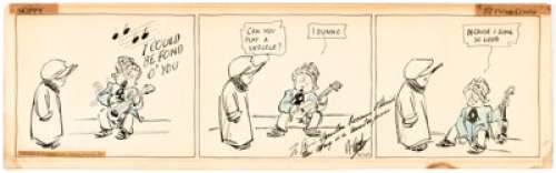 Percy Crosby Skippy Daily Comic Strip Original Art dated 11-30-25 (Johnson Features, 1925). Skippy Skinner’s - | Heritage