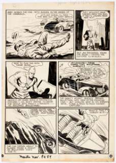 Jon Smalle Master Comics #8 Story Page 4 Original Art (Fawcett, 1940).... | Heritage