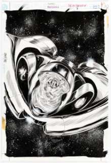 Tom Mandrake Martian Manhunter #7 Cover Original Art (DC, 1999). Featuring J’onn J’onzz. Ink and whiteout over - | Heritage