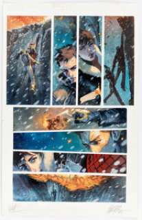 Werther Dell’Edera and Gabriele Dell’Otto Amazing Spider-Man: Family Business Painted Story Page 53 Original Art (... | Heritage