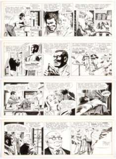 Al McWilliams Dateline: Danger! Daily Comic Strip Original Art Group of 8 (Field Enterprises, 1969).... (Total: 8 Original Art)