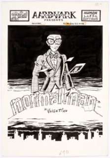 Jim Valentino Normalman #6 Cover Original Art (Aardvaark-Vanaheim, Inc., 1984).... | Heritage