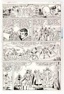 Don Perlin and Sal Trapani The Defenders #98 Story Page 8 Original Art (Marvel, 1981). Doctor Strange, Valkyrie, - | Heritage