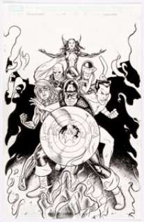 Joe Quinones Thunderbolts #165 Cover Original Art (Marvel, 2012)....