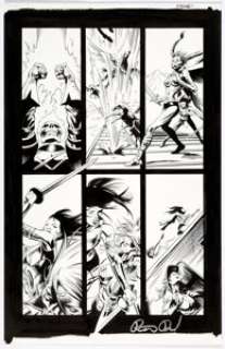 Al Barrionuevo and Rick Magyar - Marvel Zombies Destroy! #3 Story Page 18 Original Art (Marvel, 2012).