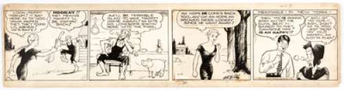 Al Capp | Li’l Abner Daily Comic Strip Original Art dated 10-12-34 (United Features Syndicate, 1934). | Heritage