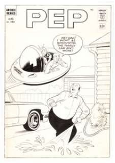 Bob White | Pep #156 Cover Archie Original Art (Archie, 1962).... | Heritage