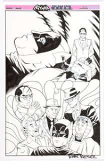 David Hahn and Karl Kesel - Batman ‘66 Meets the Man from U.N.C.L.E . #10 Splash Page 11 Original Art (DC, 2016).