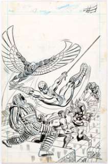 Ron Wilson And Mike Esposito | Spider-Man Comics Weekly #63 Cover Original Art (Marvel UK, 1974). | Heritage