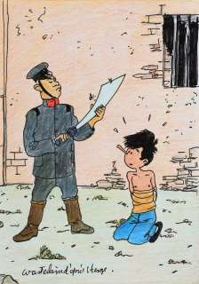 Wasterlain | Docteur Poche, illustration aux crayons de… | AZ auction