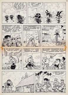 Mau (Bob) | Cari Fleur, planche n°24 à l’encre de Chine et… | AZ auction