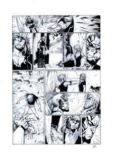 COSSU Brice  - Le dauphin  - Planche 27 de l‘album Le chevalier Ã  la croix édité [...]