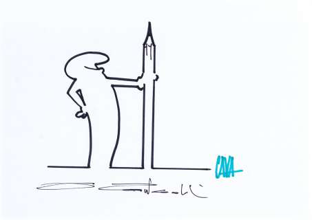 OSVALDO CAVANDOLI, La linea | Art-Rite