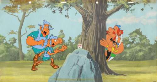 Uderzo Studios | Astérix, cello à l’encre de Chine et à la… | AZ auction