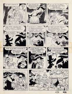 Macherot | Sibylline, planche n°4 à l’encre de Chine de… | AZ auction