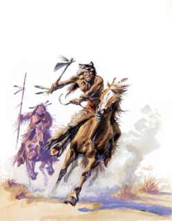 Derib 2 | Buddy Longway. Tome 8. L’eau de Feu. Superbe page de Titre pour | Coutau Bégarie