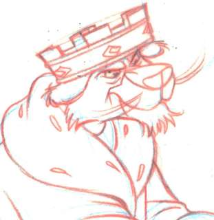 Cardona, Josep Maria | Disney - Original Production Drawing  -  Robin Hood  - Prince John & Sir Hiss | Catawiki