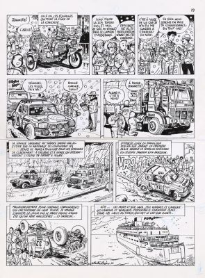 Wasterlain - Lot 479 - Jeannette Pointu, planche n°29 à l‘encre de…
