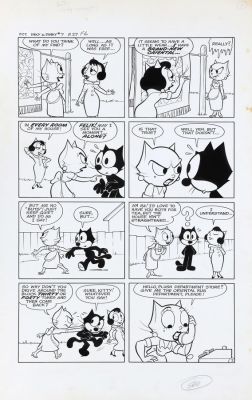 Messmer Otto (Studios) | Lot 082 - Félix le Chat, planche n°2 à l’encre de Chine… | AZ auction