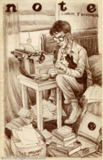 Robert Crumb - Original Illustration "Note - Sunday, November 5" (early ’60s). Rendered in pencil and - | Heritage