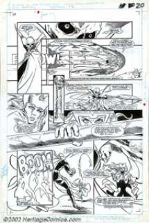 Todd McFarlane and Tony de Zuniga - Original Art for Infinity, Inc. #16, page 17 and #37, page 2 (DC, 1980s). Two - | Heritage