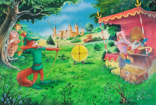 Walt Disney | Robin des bois, grande illustration à l’encre de… | AZ auction