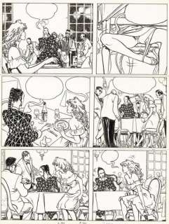 MILO MANARA Le Parfum de l’invisible, Albin Michel 1986 Planche originale n° 30,... | Daniel Maghen Enchères