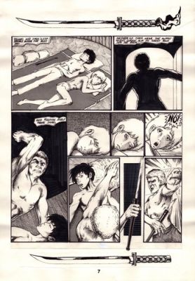 1986 Aircel Comics SAMURAI #8 page 7 Barry Blair NIGHTWYND Comic Art KARATE | eBay US (Buy It Now)
