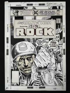 Joe Kubert Our Army at War Original Cover Art | Weiss Auctions