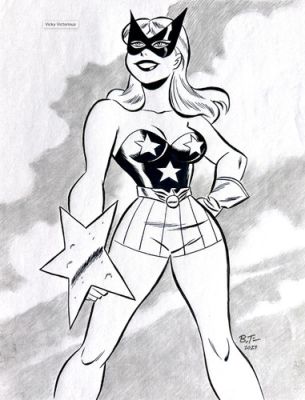 BRUCE TIMM ORIGINAL ILLUSTRATION VICKY VICTORY GIANT SIZE KUNG FU BIBLE STORIES | eBay US (Buy It Now)