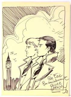 Olivier Grenson - Carland Cross - dessin original sur papier épais au stylo feutre [...] | Arthema Auction