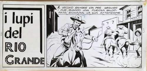 Gamba, Francesco | a full story, 71x original plates, "Il Piccolo Ranger" IV, no. 43  - (1962) | Catawiki