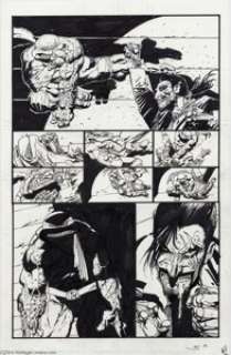 Simon Bisley and Kevin Eastman - Bodycount, page 5 Original Art (Image, 1996). Raphael, the Teenage Mutant Ninja - | Heritage