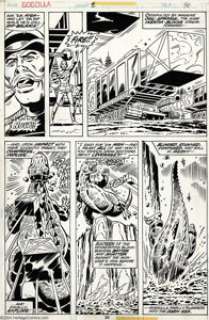 Herb Trimpe and Frank Giacoia - Godzilla #2, page 30 Original Art (Marvel, 1977). Dum Dum Dugan of S.H.I.E.L.D. - | Heritage