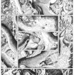 Jérôme Lereculey | ARTHUR, tome 9, page 19 32 x 50 cm, encre de chine | A la marge