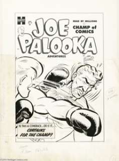 Al Avison (attributed) - Joe Palooka #79 Cover Original Art (Harvey, 1950s). This hard-hitting boxing cover is - | Heritage