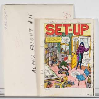 Marvel Comics Alpha Flight #11 Comp. Color Guide | Bruneau & Co. Auctioneers