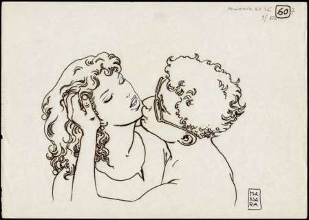 Manara, Milo | Dessin original (p.27)  - Kama Sutra  - (1997) | Catawiki