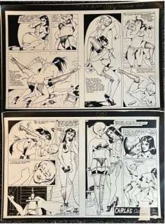 VINTAGE RARE COMIC CARLAS CAPTIVE BY ENEG Stanton Archive | misc / divers