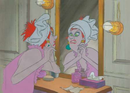 Bernard et Bianca Studio Disney, 1977. Cellulos sur le décor de produ | Rossini