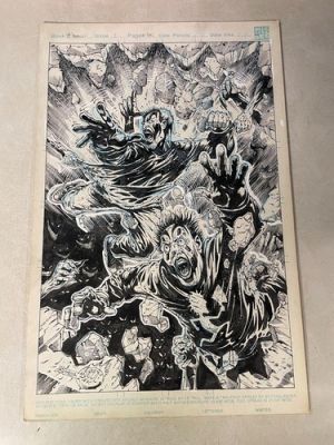 INSANE CLOWN POSSE #11 original comic COVER art 2001 ICP JUGGALOS SPLASH | eBay US (Buy It Now)