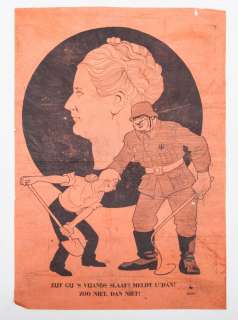 Marten Toonder - Zijt gij ’s vijands slaaf? Meldt u dan! Zoo niet, dan niet! | Zwiggelaar Auctions