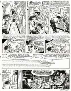 François Walthéry - lot 510 - Natacha, Cauchemirage, planche originale Ã  l‘encre de…