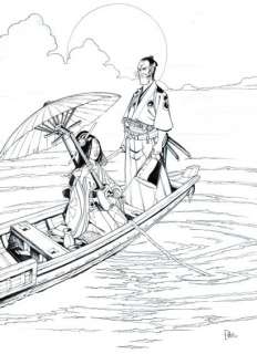 HUB - lot 408 - Okko, couverture originale Ã  l‘encre de chine pour…