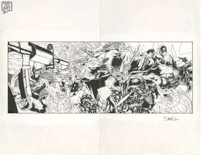 Steve McNiven - Civil War 5 Cover