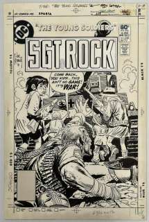 1981 Sgt. Rock #358 Cover Art, Joe Kubert | Weiss Auctions