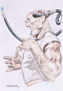 Liberatore, Tanino | Rank Xérox Illustration Ã  la mine de plomb et aquarelle, signée en bas Ã  gauche… | Cornette de St Cyr