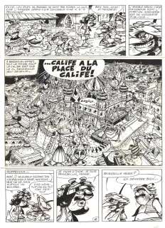 TABARY Jean - IZNOGOUD, planche originale 2 - Le Catalogue Magique