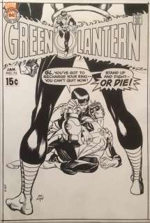 Gil Kane - Green Lantern 74 Cover (Dc, 1969) Vs Sinestro