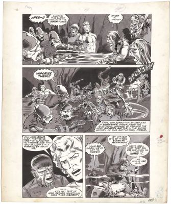 Mike Ploog | Planet of the Apes #3 p6 (Large Art) | Nostalgic Investments